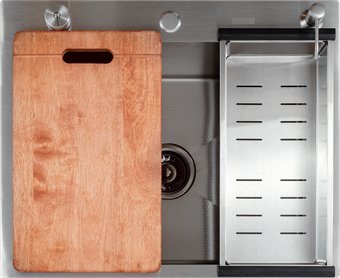 Кухонная мойка Futur FK 6050 Embossing B Eco (нержавеющая сталь)