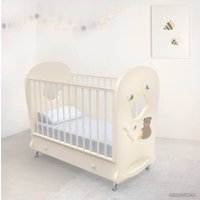 Классическая детская кроватка Nuovita Stanzione Honey Bear Swing (ваниль)