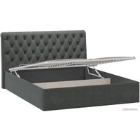 Кровать Трия Скарлет универсальная тип 1 с ПМ 160x200 (велюр графит)