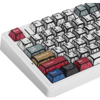 Клавиатура AULA F75 (Comic Keycap, Leobog Graywood V3)