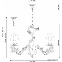 Подвесная люстра Lucia Tucci Fiori di rose 108.3