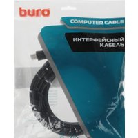 Кабель Buro BU-HDMI-V1.4-5M-FF (5м, черный)