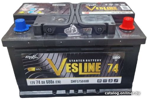 Vesline 680A R+ низ. (74 А·ч) автомобильный аккумулятор купить в Мозыре