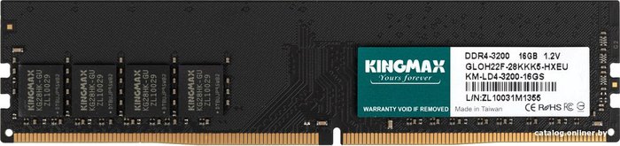 Kingmax 16ГБ DDR4 3200 МГц KM-LD4-3200-16GS