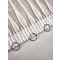 Комплект штор Mio Tesoro Мрамор 200x250 (2 шт, молоко)