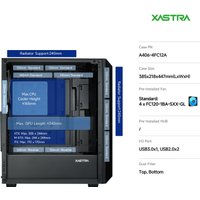 Корпус XASTRA A406 4ARGB (черный)