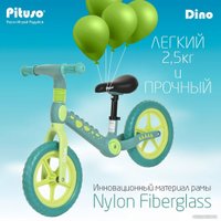 Беговел Pituso Dino EVA 12 (зеленый)