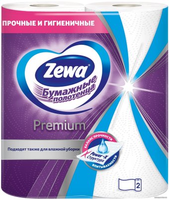 Бумажные полотенца Zewa Premium (2 рулона)