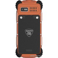 Кнопочный телефон Maxvi R1 (оранжевый)