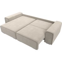 Угловой диван Лига диванов Лига-029 левый 121917L (микровельвет бежевый)