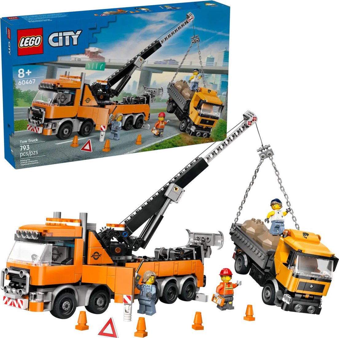 

Конструктор LEGO City 60467 Тяжелый эвакуатор с краном