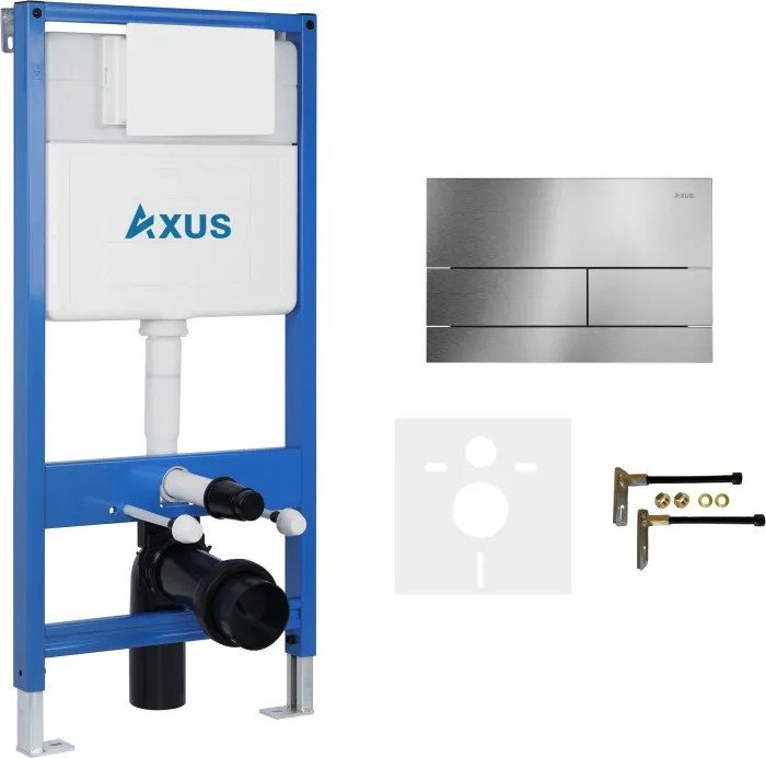 Инсталляция для унитаза Axus 011D с кнопкой 097TS