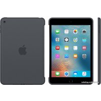 Чехол для планшета Apple Silicone Case for iPad mini 4 (Charcoal Gray) [MKLK2ZM/A]