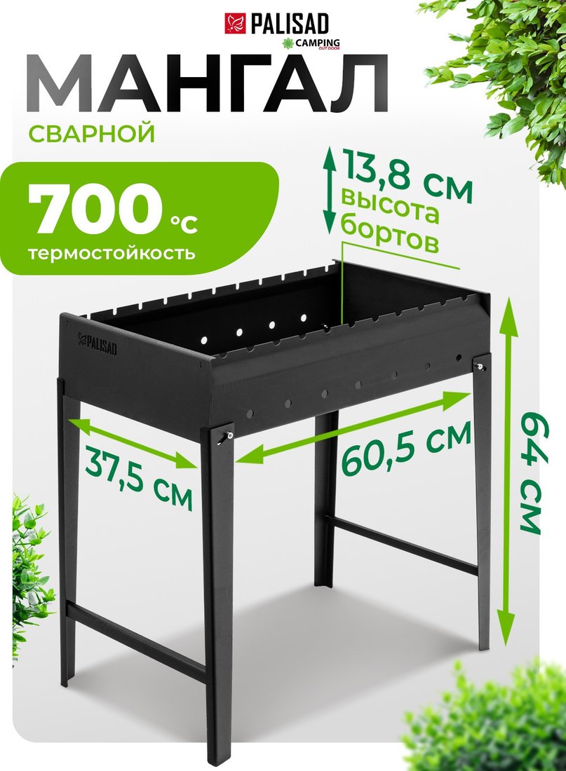 Мангал для дачи Palisad Camping 69668