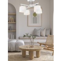 Люстра средней высоты Aitin Pro НПБ 02-4x60-101 N5985/4 (белый/хром)