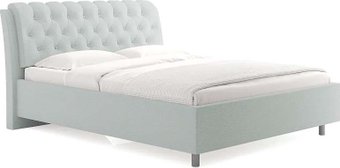 Кровать Сонум Olivia 200x200 (тедди пепельный)