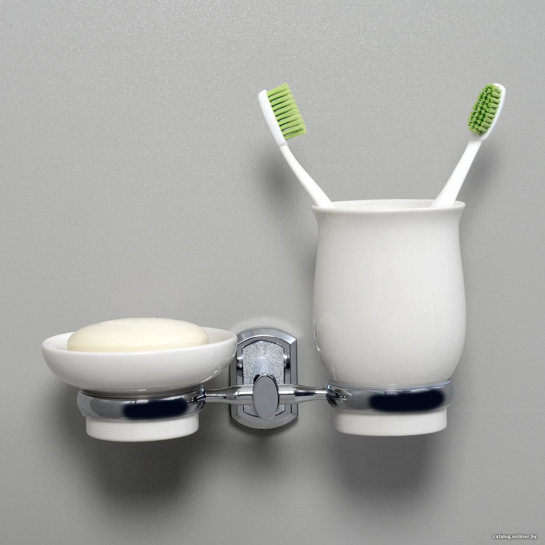Держатель для мыльницы и стакана Wasserkraft K-24126
