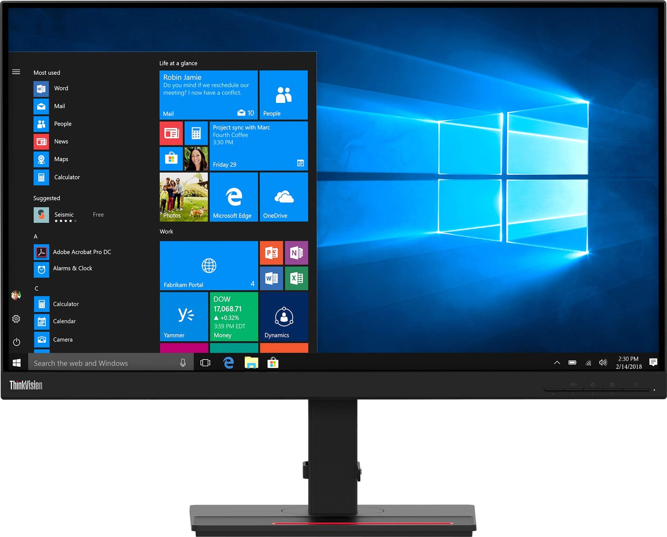 

Монитор Lenovo ThinkVision T27h-2L