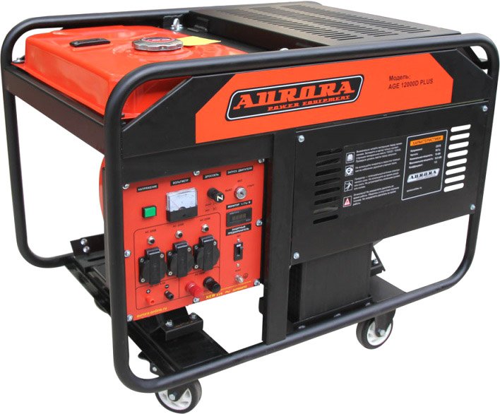 

Бензиновый генератор Aurora 12000 D Plus