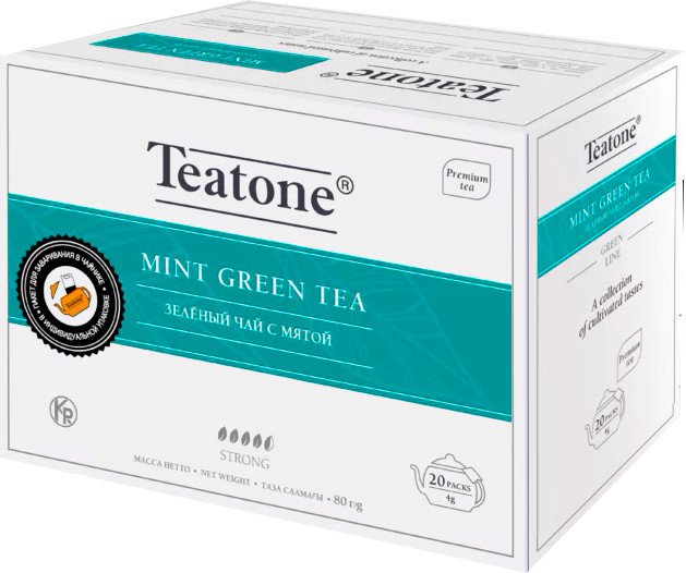 

Зеленый чай Teatone Green Tea - Зеленый чай Мята 20 шт
