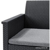Набор садовой мебели Keter Elodie 2 Seater 253948 (графит)