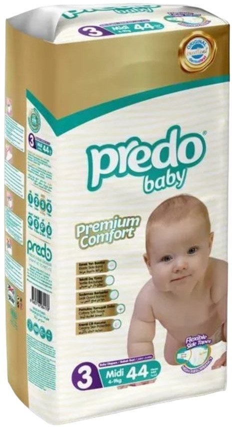 

Подгузники Predo Baby №3 4-9 кг (44 шт)