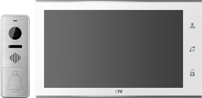 

Комплект видеодомофона CTV DP4105AHD (белый)