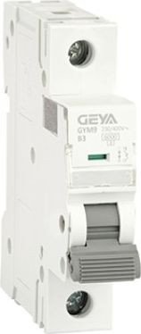 

Выключатель автоматический GEYA GYM9-1P-3B 1P 3A B 6kA 1M GYM91P3B