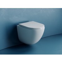 Унитаз подвесной Ceramica Nova Vogue CN4008T (белый, с креплением и сиденьем)