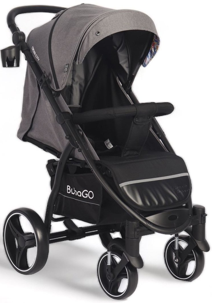 

Коляска прогулочная «книга» Bubago Cross City BG 117-3 (серый)