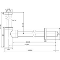 Сифон Wellsee Drainage System 182105000 (матовый черный)