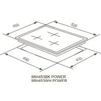 Варочная панель Meferi MIH453BK Power