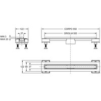 Трап/канал Bonomini L50 6825KX50S
