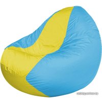 Кресло-мешок Flagman Classic К2.1-52 (голубый/желтый)