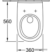 Унитаз подвесной Villeroy & Boch O.novo 5660H101