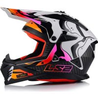 Мотошлем LS2 MX708 Fast II Wash (3XL, белый)