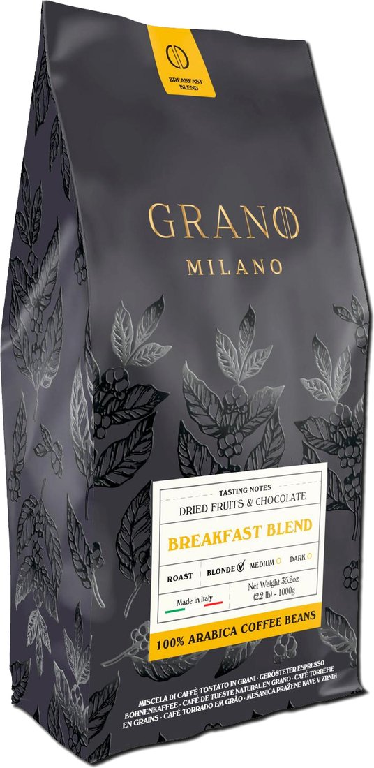 

Кофе Grano Milano Breakfast Blend зерновой 1 кг