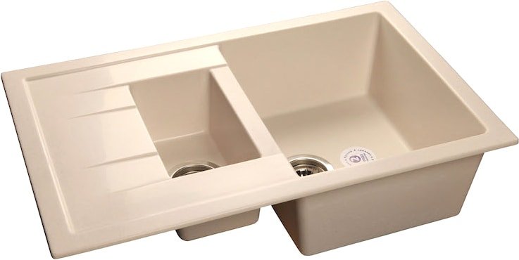 

Кухонная мойка GranFest GF-Q775KL (белый)