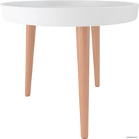 Журнальный столик LoftyHome Fig VC4017W-W (белый)