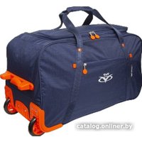 Сумка-тележка TsV 445C 76 см (синий/апельсин)
