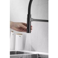 Смеситель Rose R133H (черный)