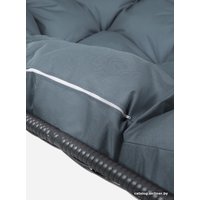 Подвесной диван M-Group Лежебока 11180309 (с серым ротангом/серая подушка)