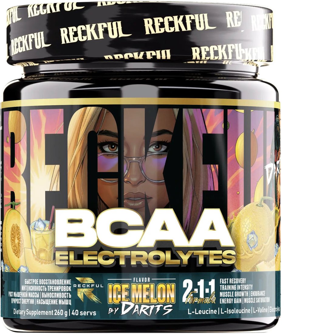 BCAA Reckful BCAA + Eleсtrolytes (260 г)