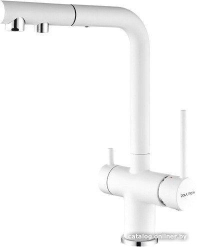 Смеситель Paulmark Serpentine SE213222-431 (белый матовый)