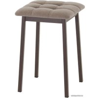 Табурет AMC Comfort 7.2.17 (ткань, капучино/коричневый)