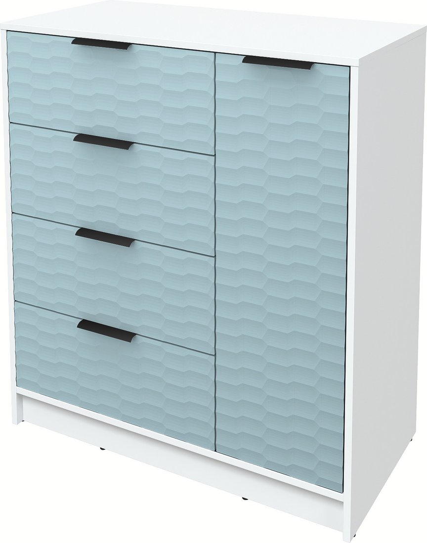 

Тумба Интерлиния Концепт Зодиак КТ-Т90 (белый платинум/океан)