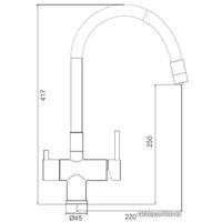 Смеситель Gappo G4398-36