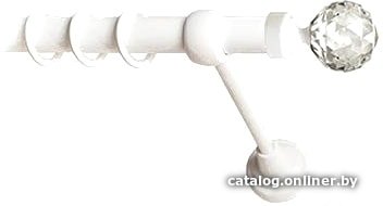 

Карниз для штор Lm Decor Кристалл (белый глянец, гладкая, 2.8м 25мм, 1 ряд)