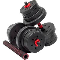 Набор гантелей с соединительным грифом  AMETIST с соединительным грифом композитные 24кг