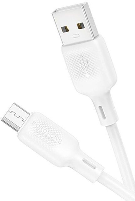 

Кабель Borofone BX113 USB Type-A - microUSB (1 м, белый)